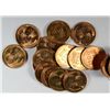 Image 2 : ( 50 ) ONE ROLL 1954-S BU LINCOLN CENTS