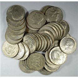 $20.00 FACE VALUE OF 40% SILVER KENNEDY HALF DOLLARS