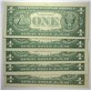 Image 2 : 5 $1 SILVER CERTIFICATES STAR NOTES