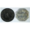 Image 1 : FIVE CENT EATON VARIETY STORE TOKEN & MISSOURI SALES TAX RECEIPT TOKEN
