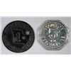 Image 2 : FIVE CENT EATON VARIETY STORE TOKEN & MISSOURI SALES TAX RECEIPT TOKEN
