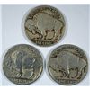 Image 2 : 1917 VG/FINE, 1917-D VG & 1917-S AG/GOOD BUFFALO NICKELS