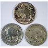 Image 2 : 1926-S GOOD (ACID), 1931-S FINE & 1938-D GEM UNC BUFFALO NICKELS