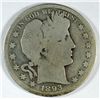 Image 1 : 1893-S BARBER HALF DOLLAR GOOD