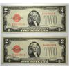 Image 1 : 2 1928 $2 NOTES REAL NICE
