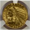 Image 2 : 1908 $5 INDIAN GOLD NGC MS64+ SUPERB COIN, MOUNDS OF LUSTRE, A SMALL TINY MARK