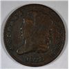 Image 1 : 1825 HALF CENT FINCE DETAIL; SCRATCHED