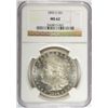 Image 1 : 1895-S MORGAN DOLLAR NGC MS62 WHITE, SUPER COIN + RARE DATE!
