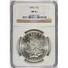 Image 1 : 1896-S MORGAN DOLLAR NGC MS62 WHITE, SUPER COIN, SCARCE IN THIS GRADE!