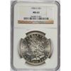 Image 1 : 1904-S MORGAN DOLLAR NGC MS63 WHITE, VERY, VERY NICE! HIGH DEMAND RARE COIN!