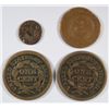 Image 2 : COPPER COIN LOT: FOUR COINS AS LISTED