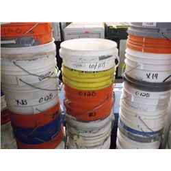 Lot: 5-Gallon Buckets with Lids (13X THE MONEY)