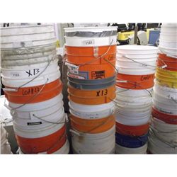 Lot: 5-Gallon Buckets with Lids (13X THE MONEY)