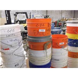 Lot: 5-Gallon Buckets with Lids (14X THE MONEY)