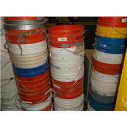 Lot: 5-Gallon Buckets with Lids (12X THE MONEY)