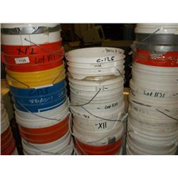 Lot: 5-Gallon Buckets with Lids (11X THE MONEY)
