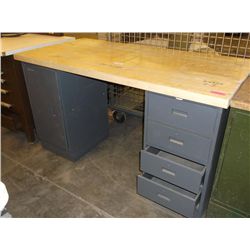 Butcher Block Work Bench