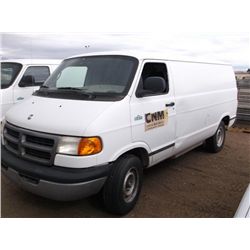 2001 Dodge Ram Cargo Van (CNG) 58,965 Miles