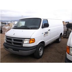 2001 Dodge Ram Cargo Van (CNG) 20,194 Miles