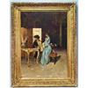 Image 1 : FEDERICO ANDREOTTI (1847-1930) Italian school. "The Hidden Love Letter". Oil on canvas. Signed and m