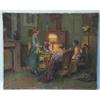 Image 1 : DELPHIN ENJOLRAS (1857-1945) French school. Oil on canvas depicting three ladies in an interior. App