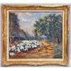 Image 1 : EMMANUEL DE LA VILLEON (1858-1940) French school. "Rosiers Blancs a Salvar (Nievre)." An important o