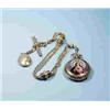 Image 1 : A very fine antique French enamelled pocket watch with an 18kt gold chain, locket and attachments. H