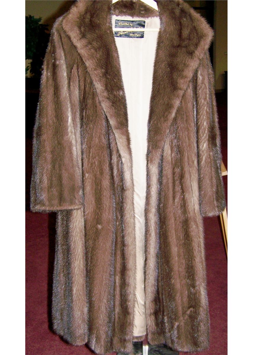 FULL LENGTH MINK COAT CREATED BY ANNA NATEECE, LAS VEGAS