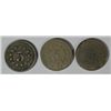Image 2 : 3-DIFFERENT DATED SHIELD NICKELS (68, 69, 82)