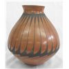Image 1 : Mata Ortiz Stylized Feather Olla - Luis Ortiz