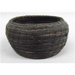 Vintage Native American Handmade Horsehair Bowl
