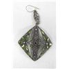 Image 3 : Estate Butterfly Peridot Amethyst Earrings