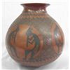 Image 1 : Mata Ortiz Geometric Kokopelli Olla - Bugarini