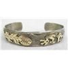 Image 2 : Navajo Sterling 12KGF Overlay Bracelet - TA Begay