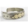 Image 4 : Navajo Sterling 12KGF Overlay Bracelet - TA Begay