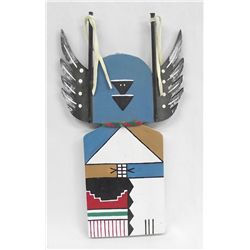 Navajo Cradle Board Crow Mother Kachina - L. Vandever