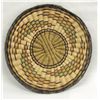 Image 1 : Vintage Hopi Polychrome Wicker Basket Tray