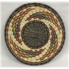 Image 2 : Vintage Hopi Polychrome Wicker Basket Tray