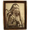 Image 1 : Framed Indian Chief Photo