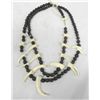 Image 1 : 2 Strand Claw Trade Bead Necklace