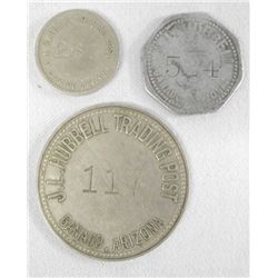 1900s JL Hubbell Trading Post Trade Tokens
