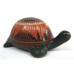 Navajo Pottery Turtle Figure - Terry Smith