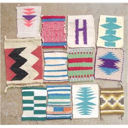 Collection of Twelve Navajo Textiles