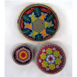 Beaded Huichol Bowls