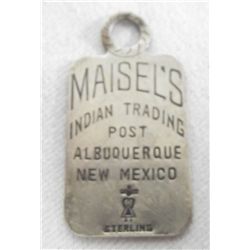 1930 Sterling Maisel's Indian Trading Post Token