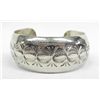 Image 1 : Navajo Coin Silver Cuff Bracelet