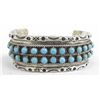 Image 2 : Zuni Sterling Turquoise Bracelet - Ukestine