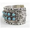 Image 3 : Zuni Sterling Turquoise Bracelet - Ukestine