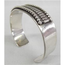 Navajo Sterling Bracelet - Ron Yazzie