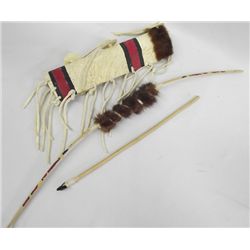 Native American Mini Parfleche, Bow and Arrow